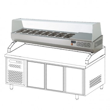 Image: Stainless Steel Counter Top Salad Case