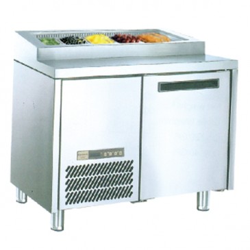 Image: Stainless Steel Under Counter Chiller For Salad & Pizza