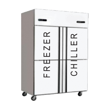 Image: Stainless Steel Upright Combi (Chiller & Freezer)